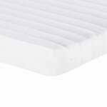 vidaXL Lit de jour avec gigogne et matelas noir 90x190 cm velours