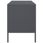 vidaXL Meuble TV anthracite 68x39x50 5 cm acier