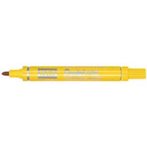 Marqueur permanent n50  pointe ogive  jaune x 12 pentel