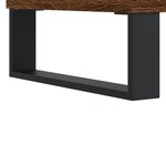 vidaXL Armoire salle de bain chêne marron 80x33x60cm bois d'ingénierie