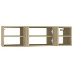 vidaXL Étagère murale Chêne sonoma 102x30x29 cm Bois d’ingénierie