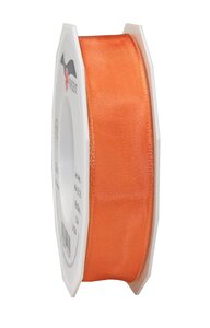 Ruban de soie acetat laitonné lyon 25-m-rouleau 25 mm saumon