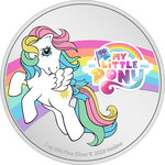 Pièce de monnaie en Argent 2 Dollars g 31.1 (1 oz) Millésime 2023 MY LITTLE PONY