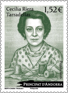 Timbre Andorre - Cecilia Riera Tarradellas