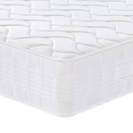 vidaXL Matelas à ressorts ensachés dureté moyenne 100x200 cm