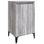 vidaXL Tables de chevet 2 Pièces sonoma gris 40x35x70cm bois d'ingénierie