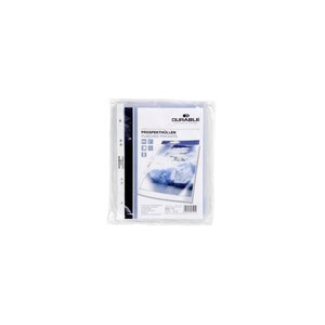 DURABLE 25 x Pochette perforée A5 PP transparent 0 06 mm