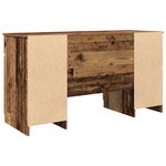 Bureau en bois ancien 140x49x76 cm en bois d'ingénierie