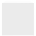 vidaXL Meuble TV Blanc 120x40x40 cm Bois d'ingénierie