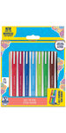 Paper mate flair original - 10 feutres d'écriture - assortiment de couleurs - pointe moyenne 0.7mm