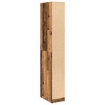 vidaXL Garde-robe vieux bois 30x50x200 cm bois d'ingénierie