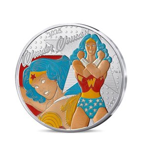 DC COMICS - Monnaie de 50€ Argent WONDER WOMAN Vintage