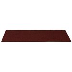vidaXL Tapis d'escalier autocollants Rectangulaire 15Pièces 60x25cm Rouge