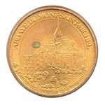 Mini médaille monnaie de paris 2009 - abbaye du mont saint-michel
