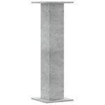 vidaXL Supports pour plantes 2 Pièces gris béton bois d'ingénierie