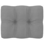 vidaXL Canapé 2 places de jardin avec coussins Bois de pin massif