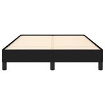 vidaXL Cadre de lit Noir 120x200 cm Tissu