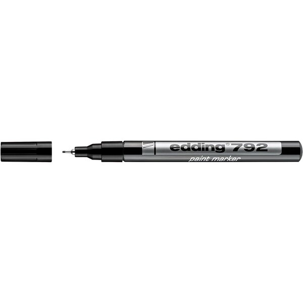 Marqueur Peinture 792 noir 0 8 mm x 10 EDDING