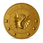 Harry potter mini-médaille gallion