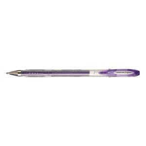 Roller encre gel Signo UM120SP pointe large 1mm Violet Pailleté x 12 UNI-BALL