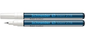 Marqueur peinture Maxx 278 Pte Fine 0,8 blanc SCHNEIDER
