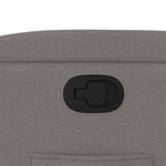 vidaXL Fauteuil inclinable taupe tissu