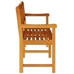 vidaXL Banc de jardin 180x56x90 cm en bois massif d'acacia