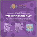 Pièce de monnaie en Argent 2000 Francs g 200 Millésime 2024 Stanislaw Lem Master of Science Fiction TALES OF PIRX THE PILOT