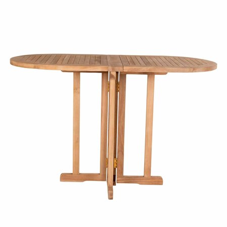 Table de jardin en teck HUELVA 120 cm