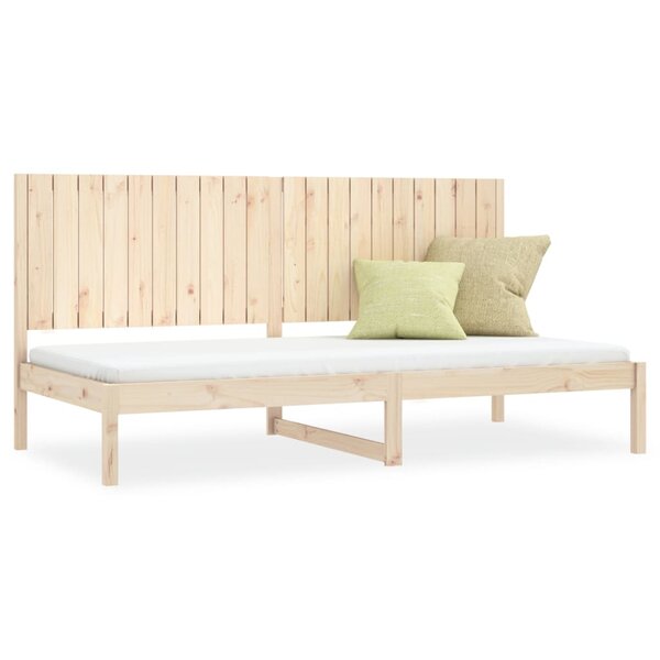 vidaXL Lit de jour 90x200 cm Bois de pin massif