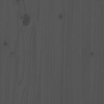 vidaXL Lit de jour Gris 90x190 cm Bois de pin massif