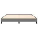 vidaXL Cadre de lit sans matelas gris foncé 180x200 cm tissu