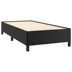 vidaXL Cadre de lit Noir 80x200 cm Similicuir