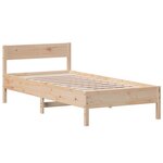 vidaXL Cadre de lit sans matelas 90x200 cm bois de pin massif