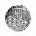 UNESCO - LE COLISÉE CENTRE HISTORIQUE DE ROME LES BIENS DU SAINT-SIÈGE Monnaie de 10€ Argent