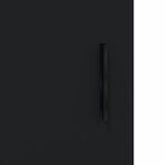 vidaXL Armoire murale noir 60x31x70 cm bois d'ingénierie
