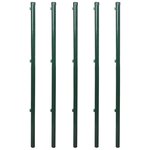 vidaXL Clôture à mailles losangées et poteaux acier 1 25x15 m