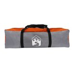 vidaXL Tente de camping à dôme 1 personne gris et orange imperméable