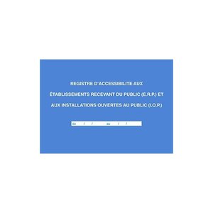 ELVE Registre Accessibilité aux ERP et IOP