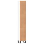 vidaXL Armoire de salle de bain blanc 30x30x190 cm bois d'ingénierie