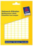 Paquet de 192 étiquettes multi-usages, 76 x 39 mm, blanche avery zweckform