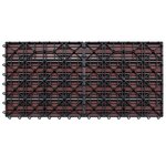 vidaXL Dalles WPC 60x30 cm 6 Pièces 1m² Marron