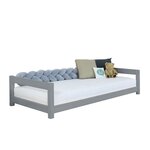 Lit enfant KIDDY 90 x 160 gris