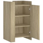 vidaXL Buffet chêne sonoma 45x35x75 cm bois d'ingénierie