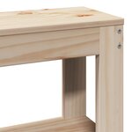 vidaXL Cadre de lit sans matelas 120x190 cm bois de pin massif