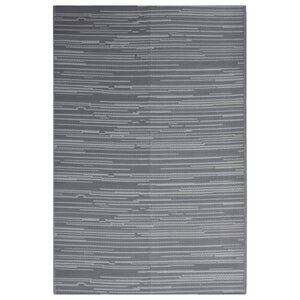 vidaXL Tapis d'extérieur Anthracite 140x200 cm PP