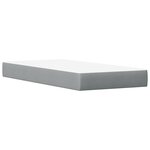 vidaXL Lit avec matelas cire marron 100x200 cm bois massif de pin