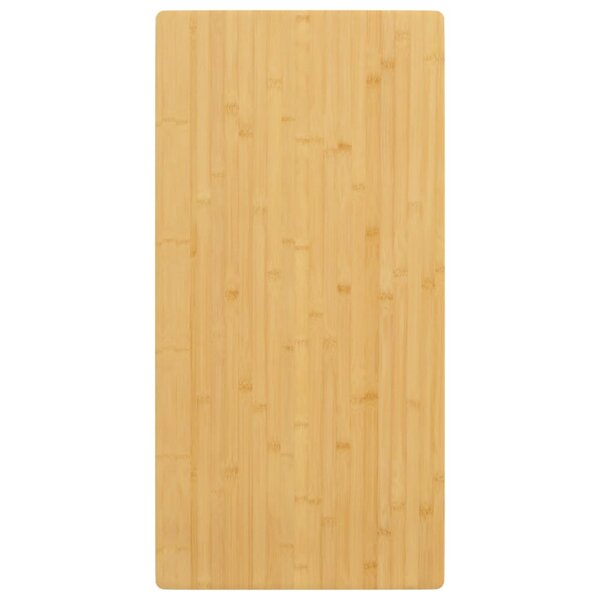 vidaXL Dessus de table 50x100x1 5 cm bambou