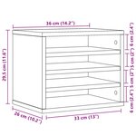 Organisateur armoire de bureau 36 x 26 x 29 5 cm bois d'ingénierie blanc 02_0043554