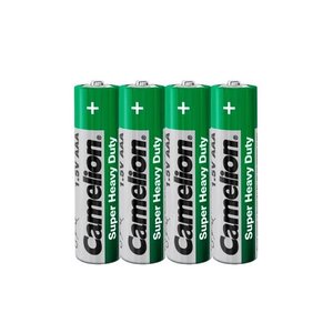 Pack 4 Piles Super Heavy Duty Verte R03 Micro AAA CAMELION